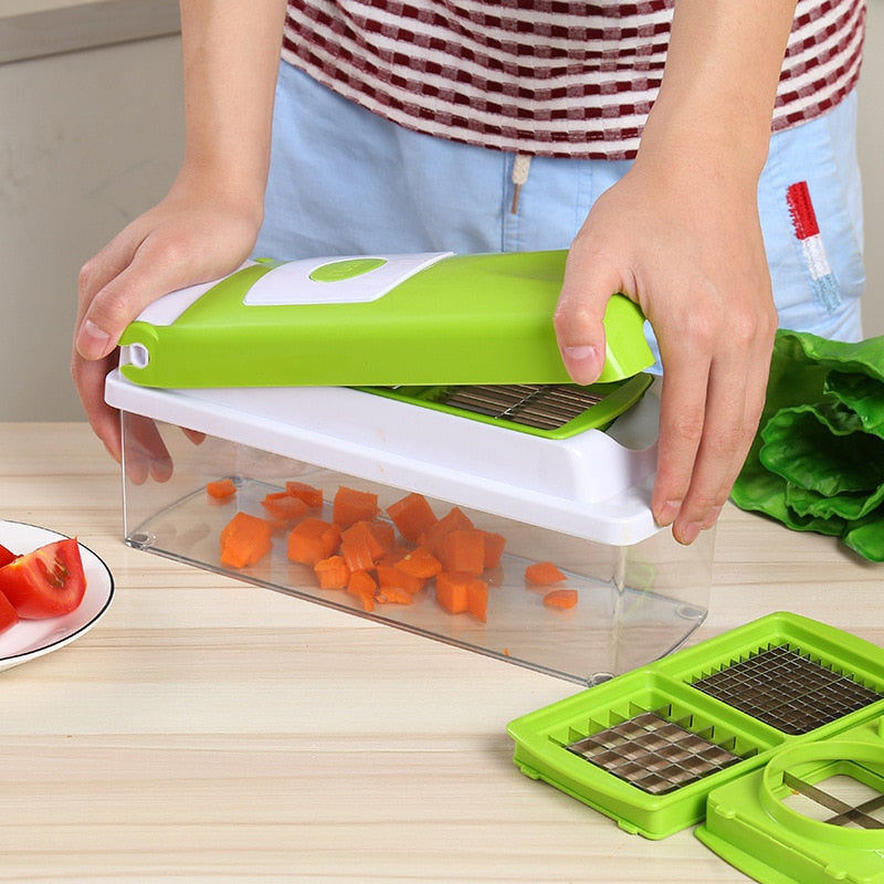 12 in 1 Vegetable Chopper! | Nicer Dicer Plus